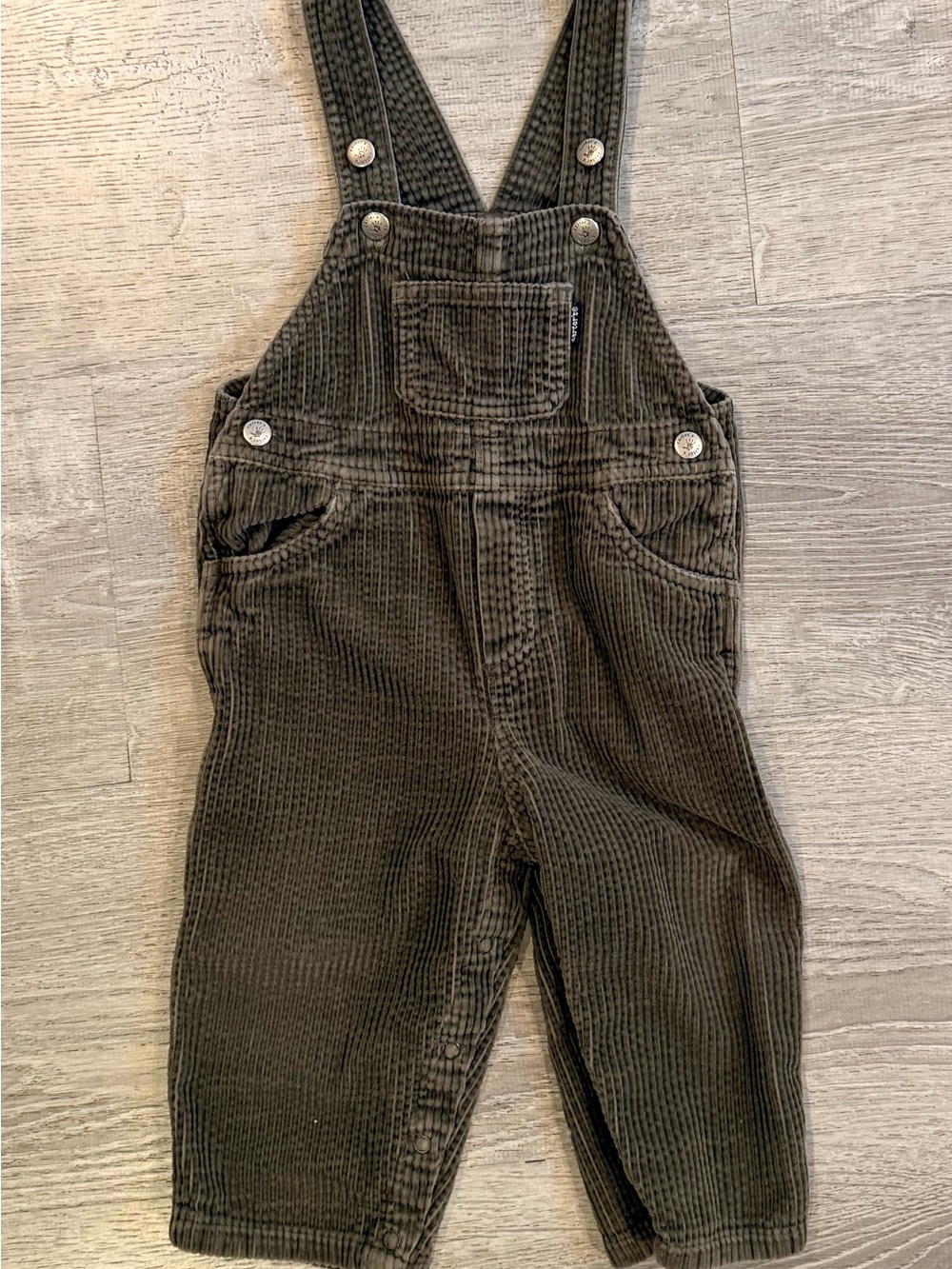 Carter’s Kids Corduroy Overalls in Olive Green